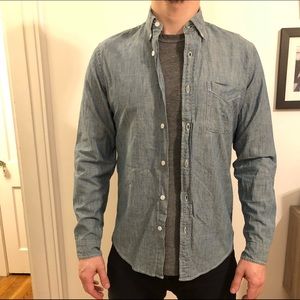 Chambray J Crew Slim Fit long sleeve